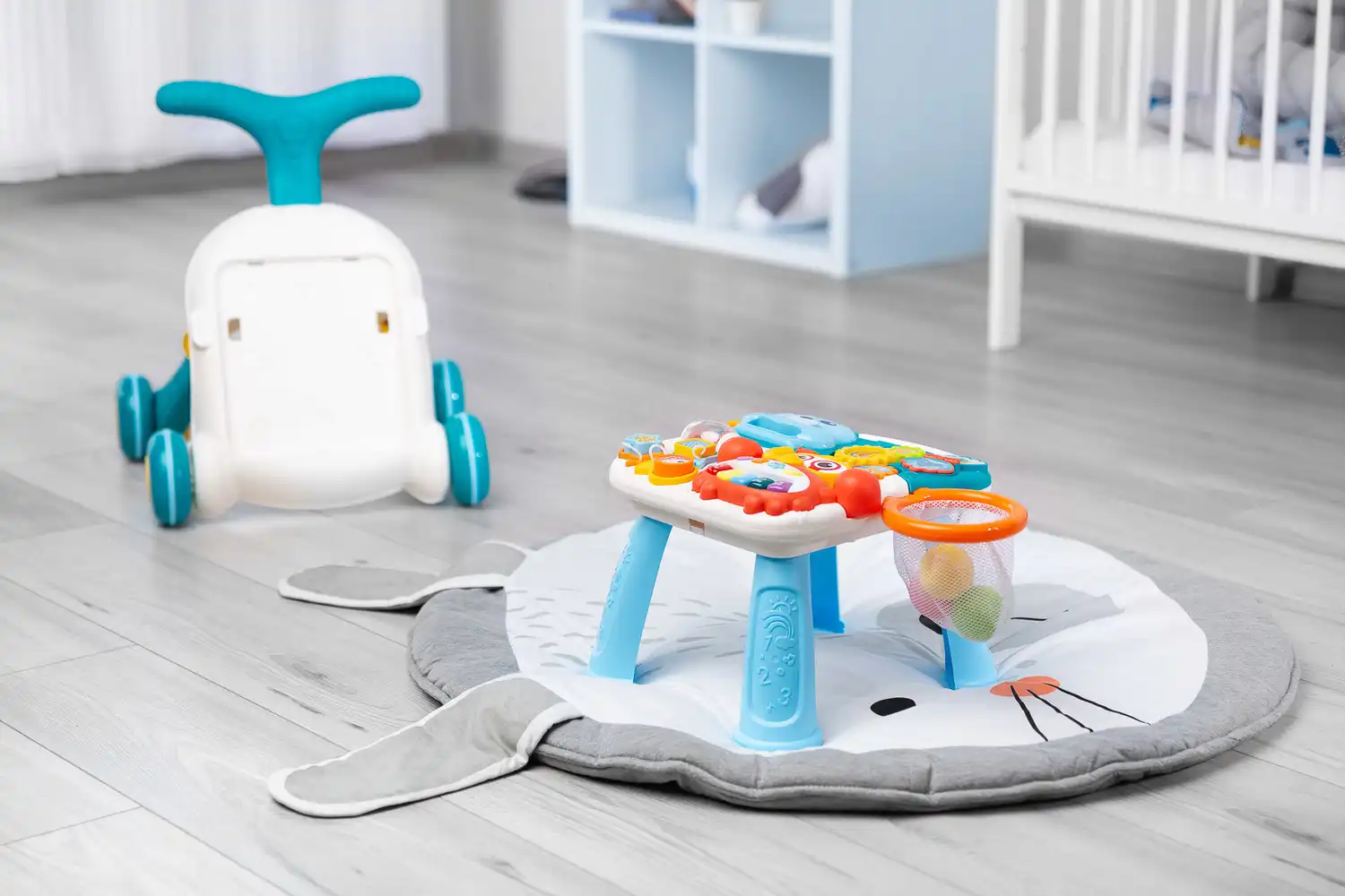 Ходунки 2 в 1 Caretero Spark Turquoise